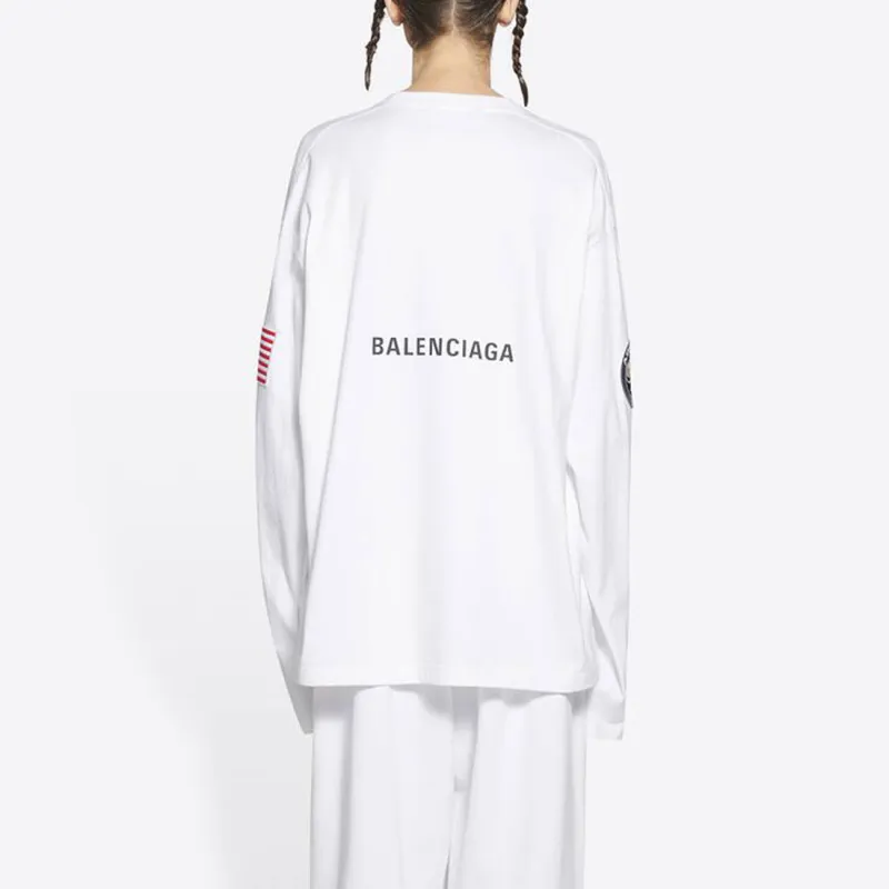 Balenciaga x Nasa T Shirt Men's White-4