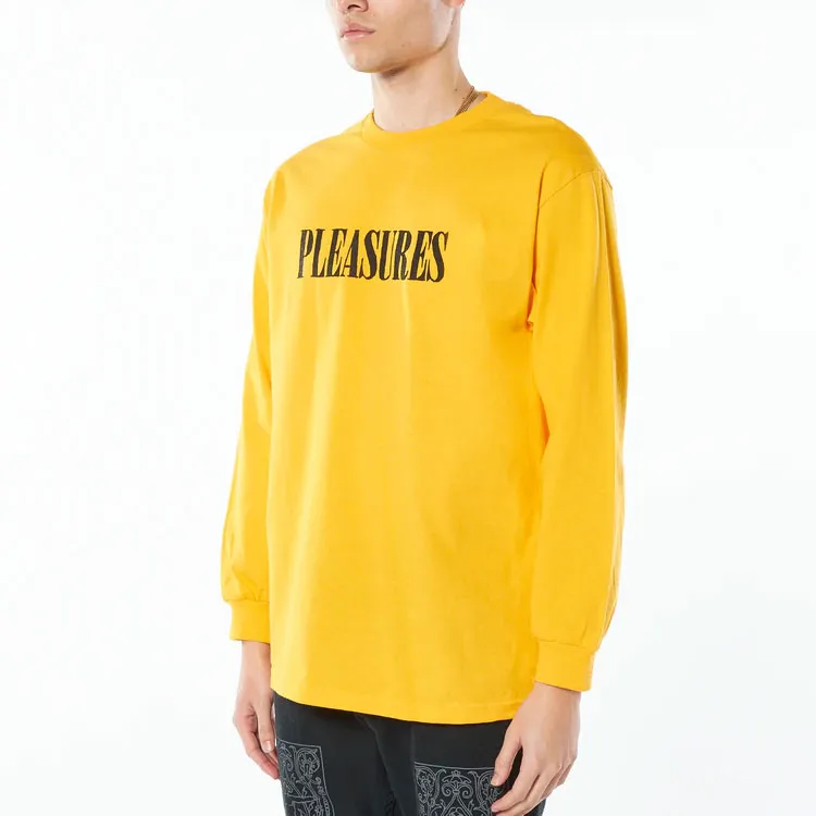 PLEASURES Tickle Logo Long Sleeve Tee-2