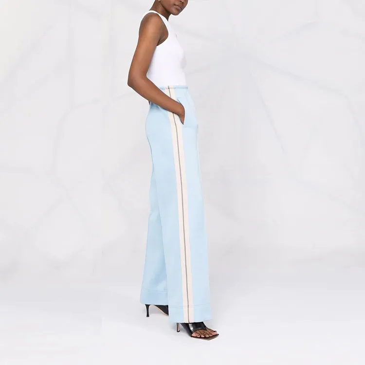PALM ANGELS Casual Pants Women's Blue-3