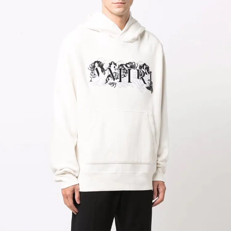 AMIRI Ladies Logo Pullover Hoodie-2