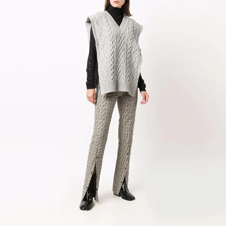 Maison Margiela Vests Women's Gray-3