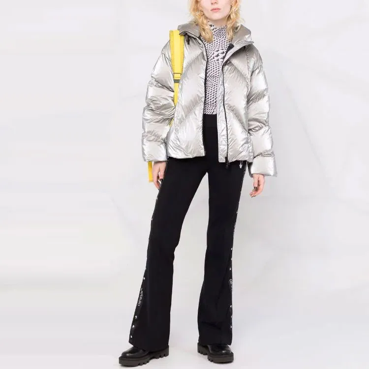 Moncler Frele Short Down Jacket Coat 'Silver'-1