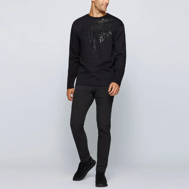 HUGO BOSS T Shirts Men Black-3