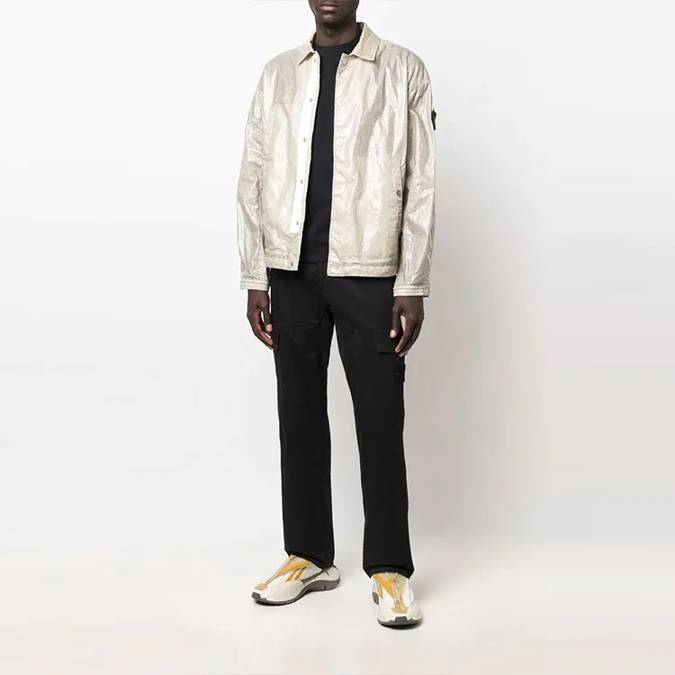 STONE ISLAND Jackets Men Beige-1