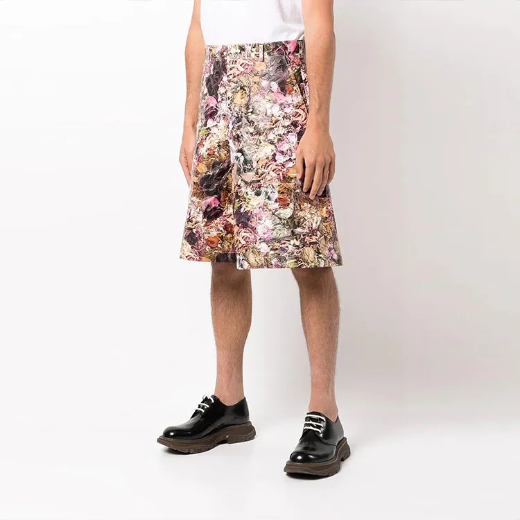 CDG Graphic print Tailored Shorts-3