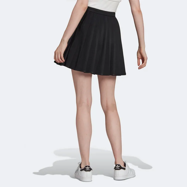 Adidas Originals Casual Short Skirts Women's Black-2