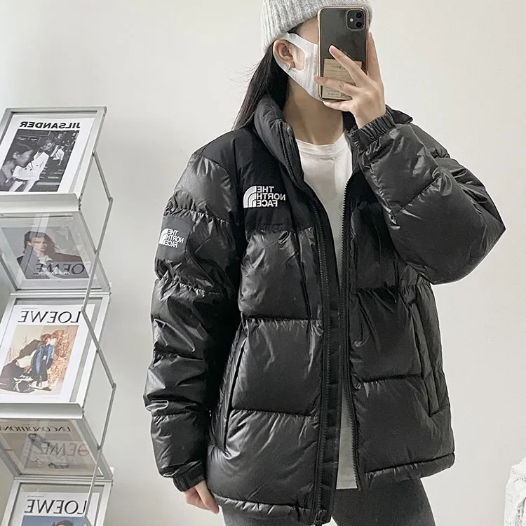 THE NORTH FACE Label Novelty Nuptse Down Jacket Black Unisex Korea Version-3