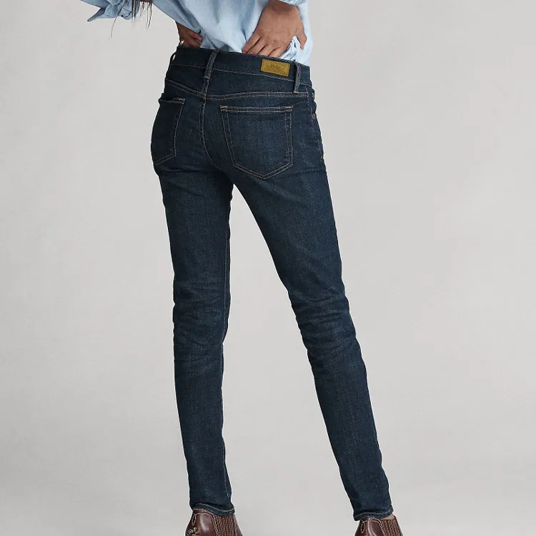 Polo Ralph Lauren SS22 Tompkins Jeans Women's Dark Blue-3