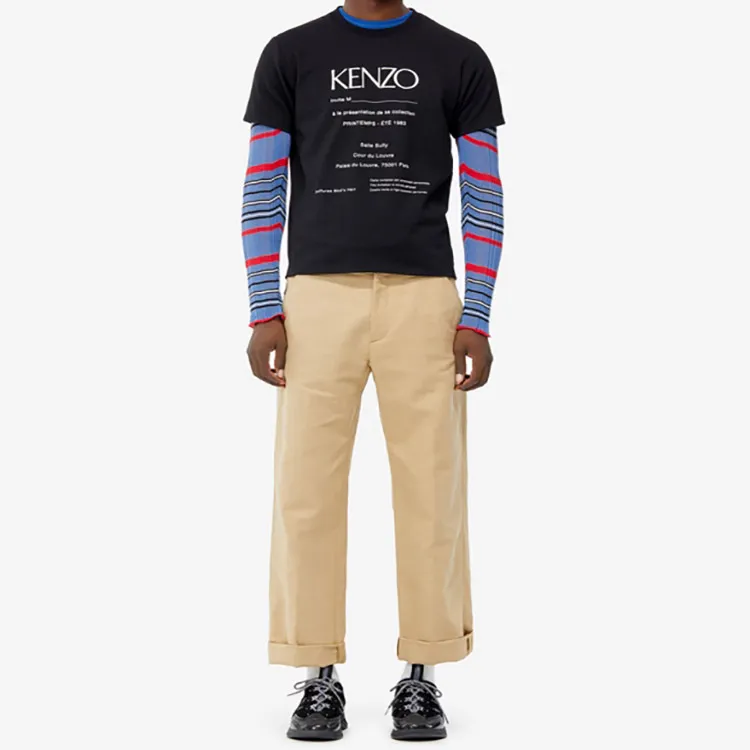 KENZO T Shirts Men Black-5