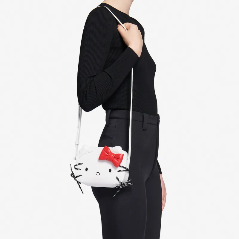 Balenciaga X Hello Kitty Camera Bag Xs White-3