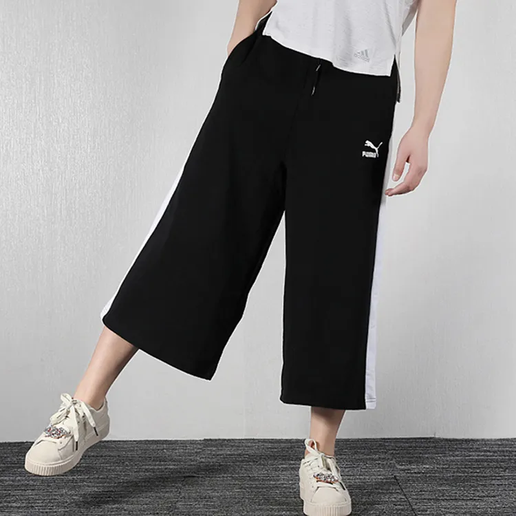 PUMA Knitted Sweatpants Women's Black-3