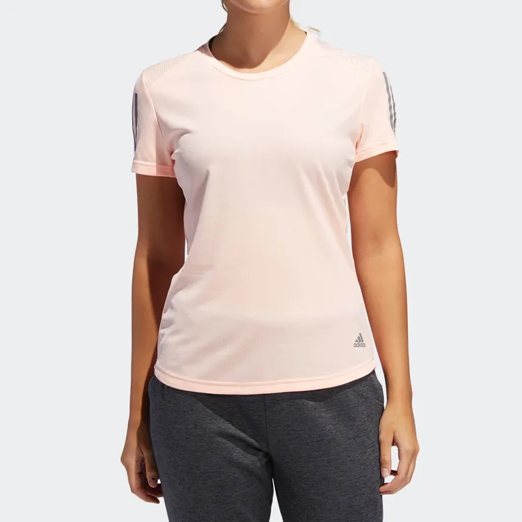 Adidas T Shirts Women's Light Pink-2