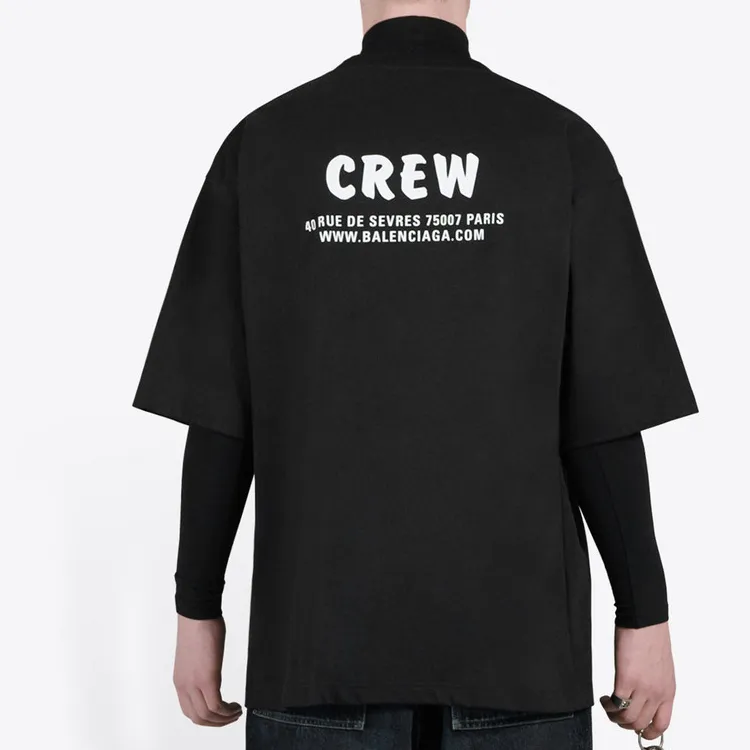 Balenciaga Crew Logo Tee-2