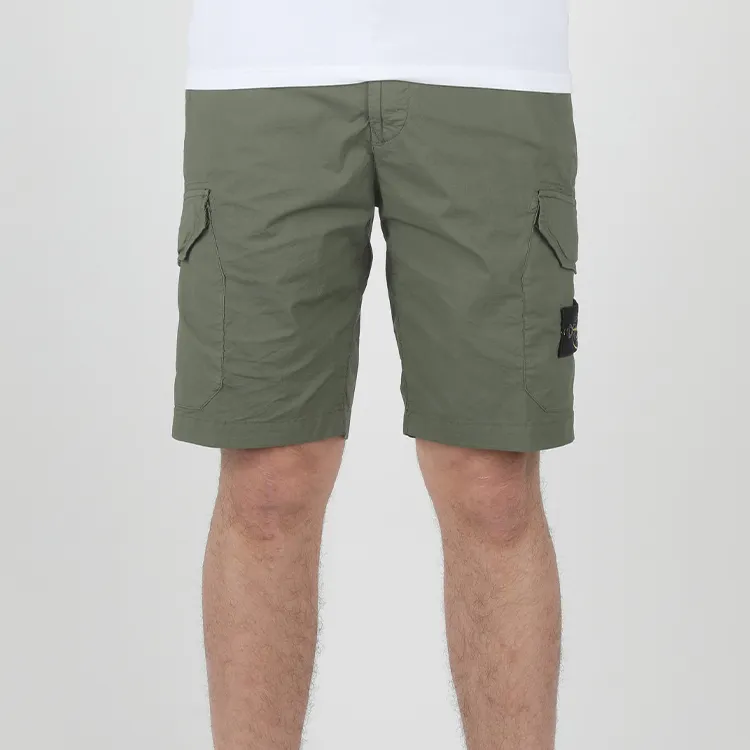 STONE ISLAND Cargo Shorts Men's Green-1