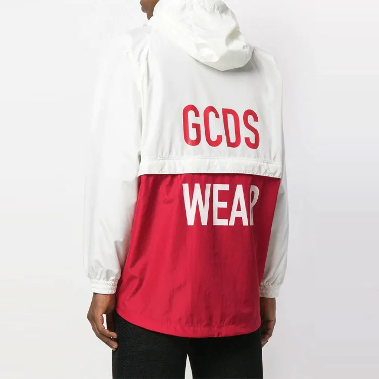GCDS Jackets Men Red White-2