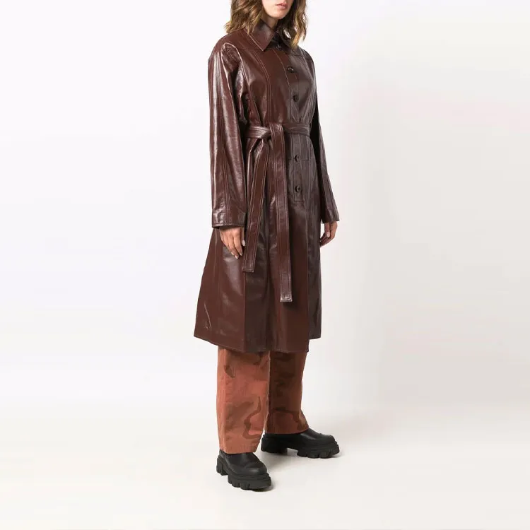 AMBUSH Trench Coats Women's Brown-3