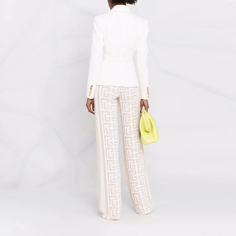 BALMAIN Denim Jackets Women's White-2