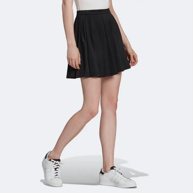 Adidas Originals Casual Short Skirts Women's Black-3