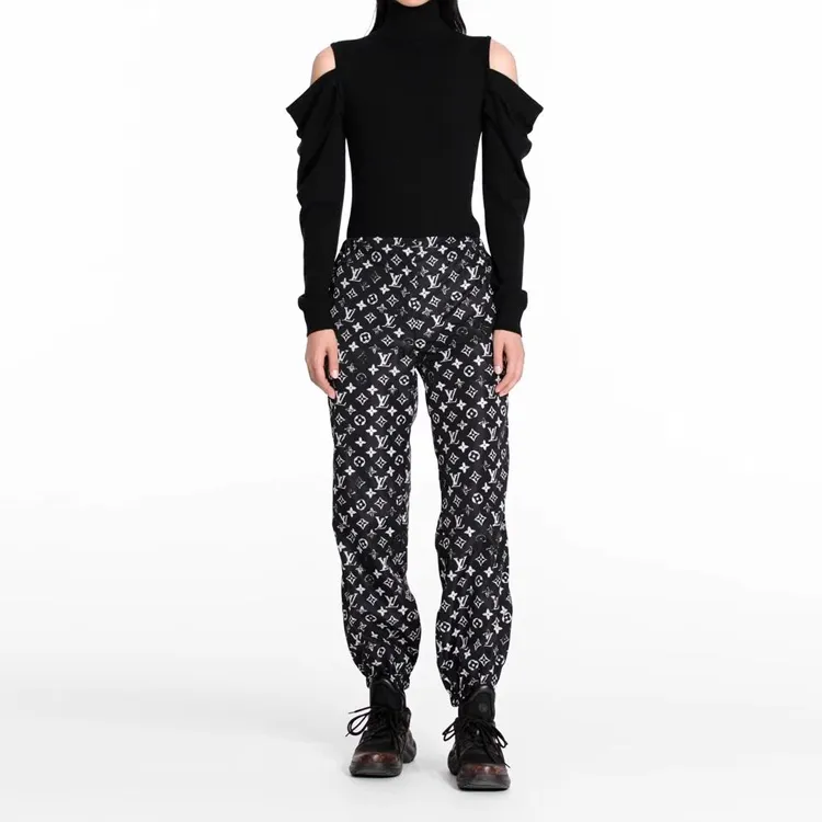 LOUIS VUITTON Stencil effect Monogram Jogging Pants-2