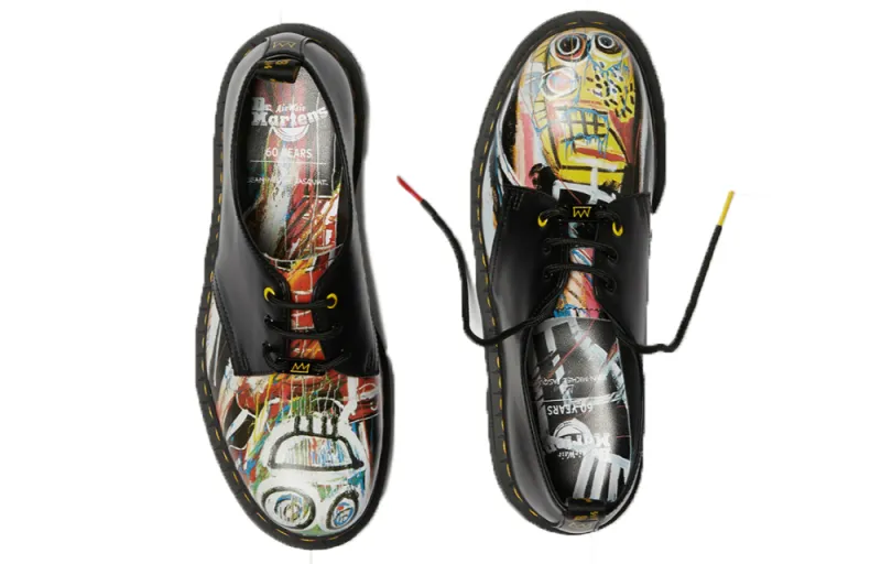 Dr.Martens Jean Michel Basquiat X 1461 Smooth 'Dustheads Backhand'-5