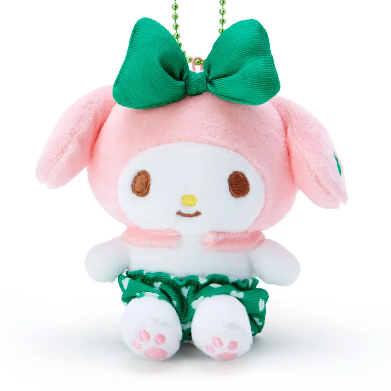 Sanrio My Melody Green Dolls Plush Doll 9cm Height-1