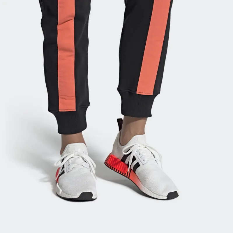 Adidas NMD_R1 'Glitch White Solar Red'-5