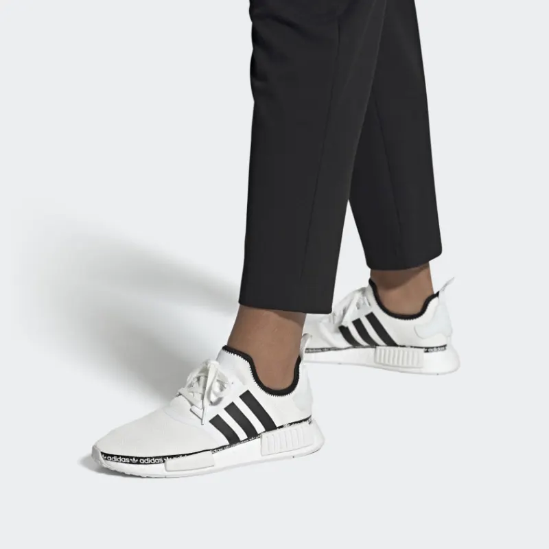 Adidas Nmd R1 Cloud White Logo Strip-6