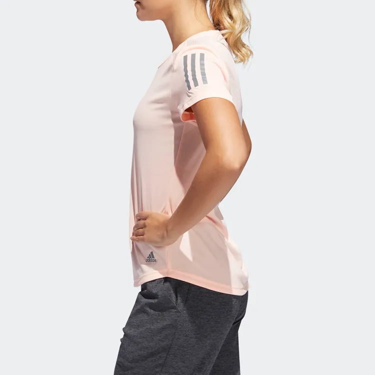 Adidas T Shirts Women's Light Pink-3