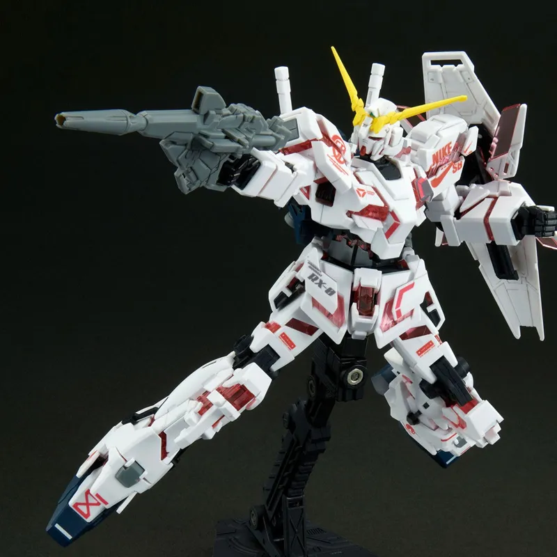 BANDAI HG Mobile Suit Gundam Unicorn NIKE Unicorn Gundam Unit 1 Destroy Mode Limited Product Model Kits 13cm-5