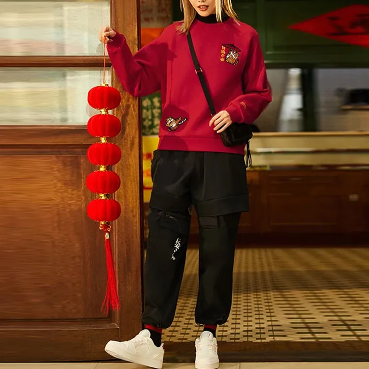 LINING Sports Trend Series Sweatshirts Women's Red-2