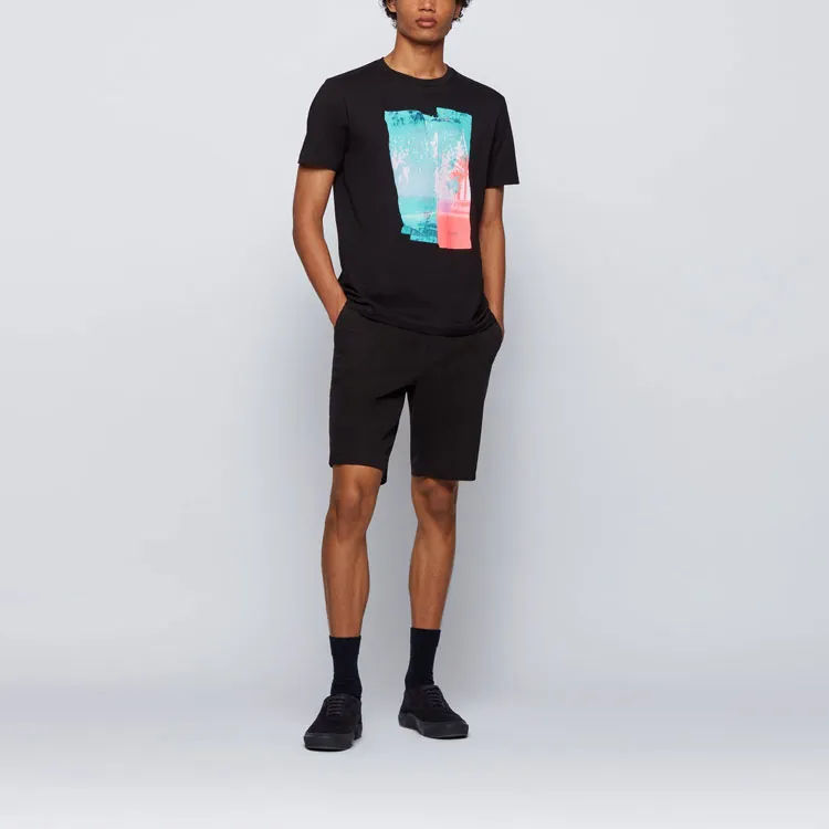 HUGO BOSS T Shirts Men Black-1