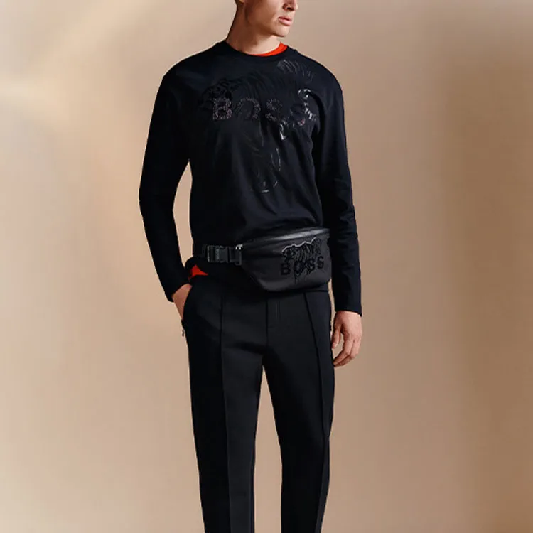 HUGO BOSS T Shirts Men Black-1