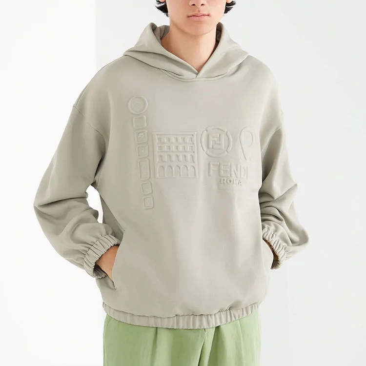 FENDI SS22 Sweatshirt Men's Gray-7