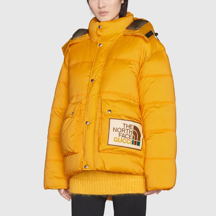 GUCCI X The North Face Padded Jacket Yellow-3
