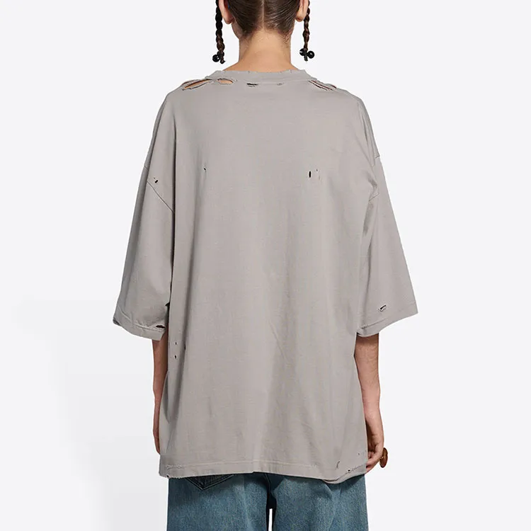 Balenciaga Wide Fit Blurry T Shirt-4