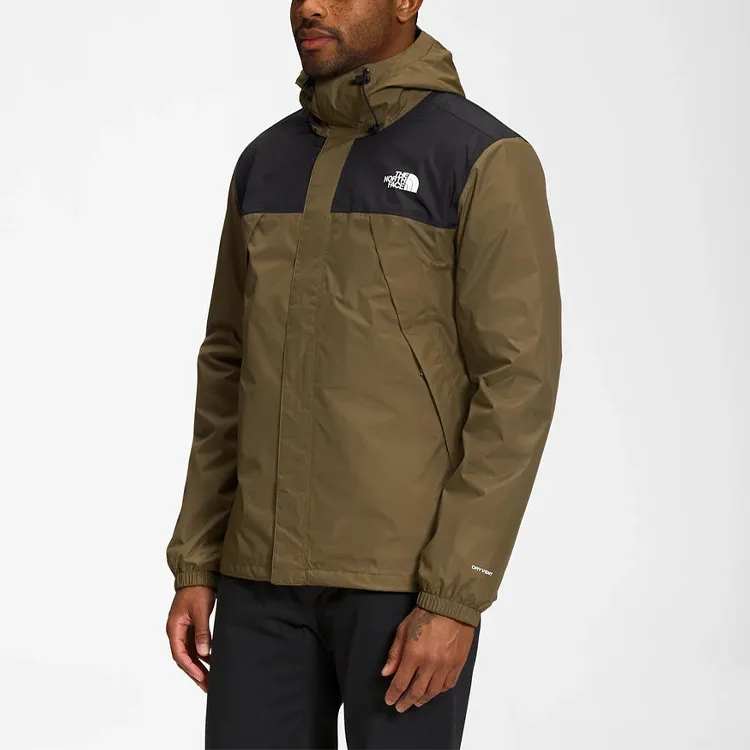 THE NORTH FACE Antora Outdoor Hiking Water Resistant Windproof Breathable Warm Windbreaker Jacket Men's Black-2