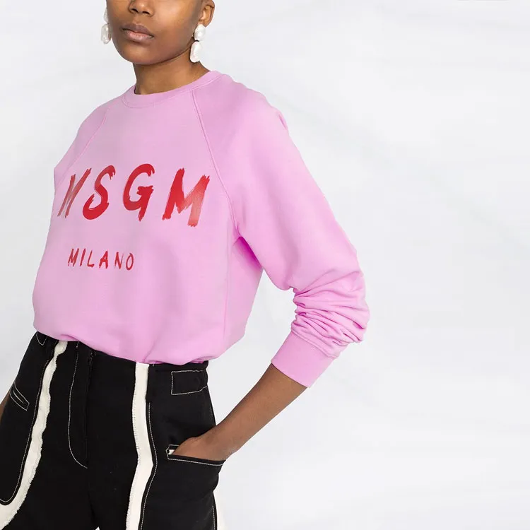 MSGM Sweatshirts Women's Pink-3