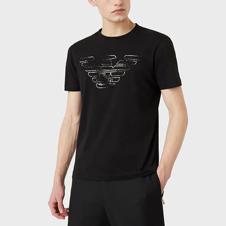 EMPORIO ARMANI T-Shirts Men Black-2