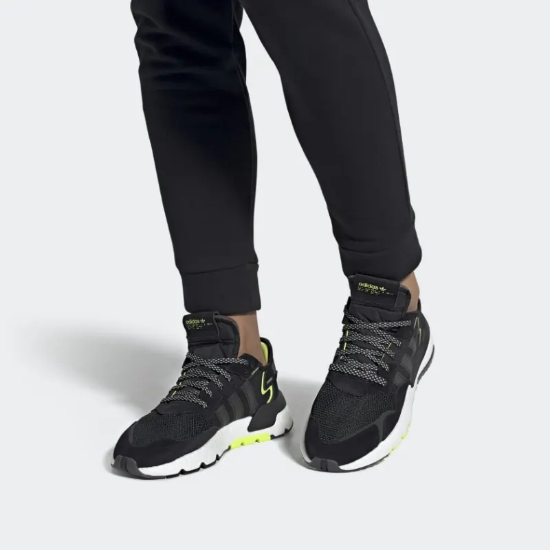 Adidas Nite Jogger Black Solar Yellow-5