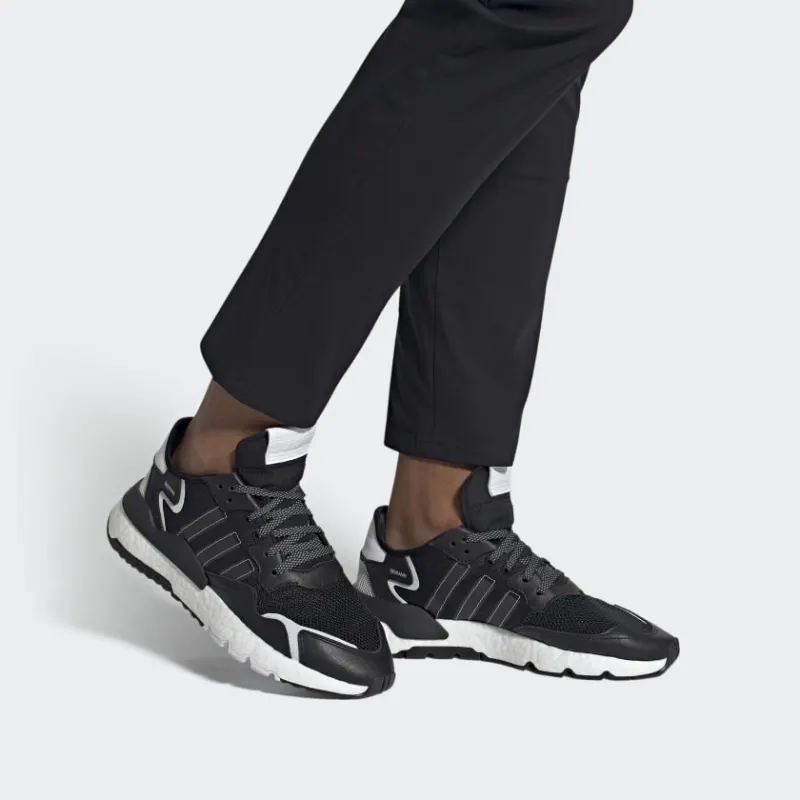 Adidas Originals Nite Jogger 'Black White'-6