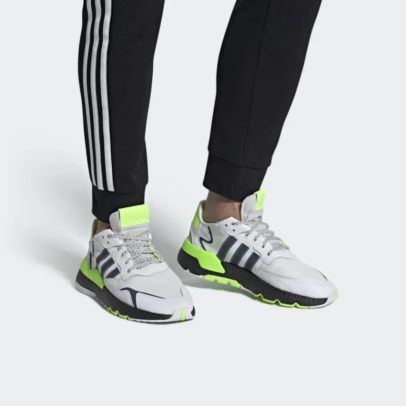Adidas Nite Jogger Cloud White Signal Green-6