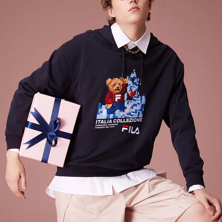 FILA Sweatshirts Unisex Legend Blue-3