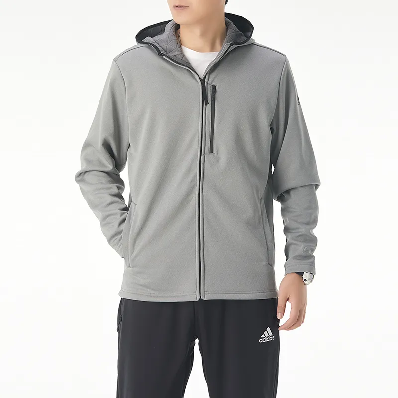 Adidas Jackets Men Medium Heather Gray-3