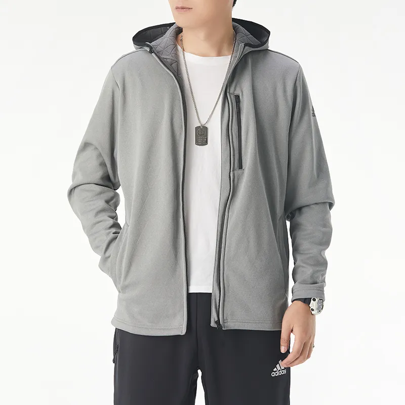Adidas Jackets Men Medium Heather Gray-4