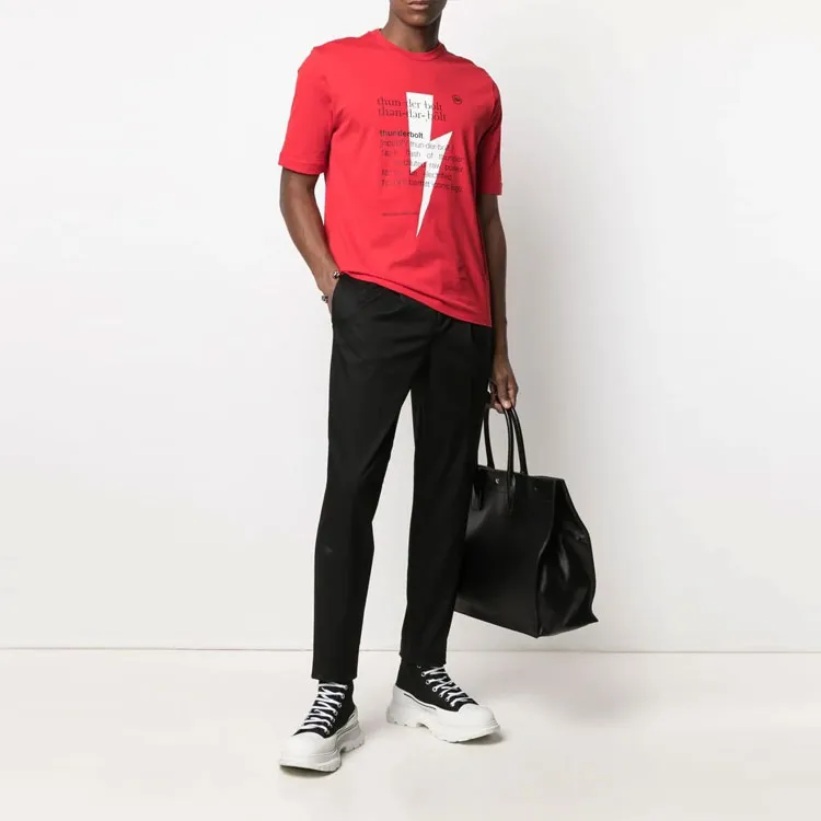 Neil Barrett T Shirts Men Red-1