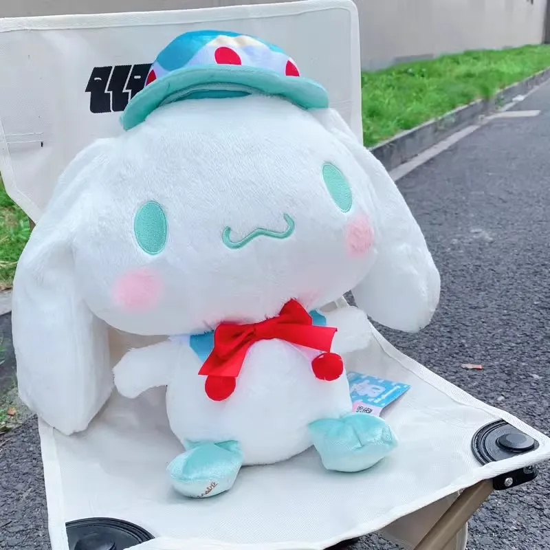 FURYU Cinnamoroll Top Hat Happy Birthday Dolls Plush Doll 30cm High-1