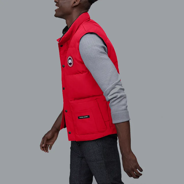 Canada Goose Logo Patch Zip-Up Vest-2