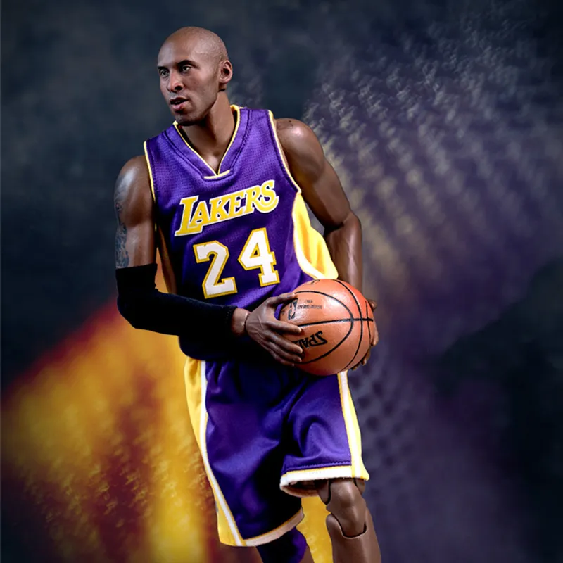 ENTERBAY Nba Collection Kobe Bryant La Lakers 1/6 Scale Real Masterpiece Action Figure Set-5