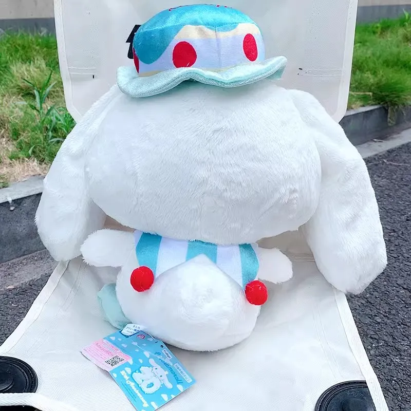 FURYU Cinnamoroll Top Hat Happy Birthday Dolls Plush Doll 30cm High-3