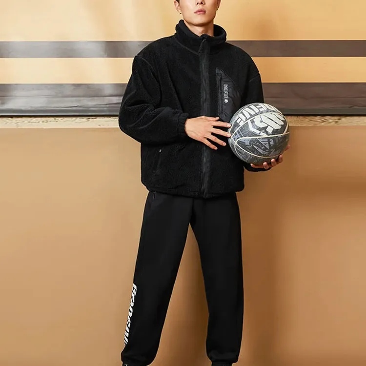 LiNing Velvet feel Coat Unisex Black-2